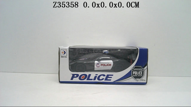 124 R/C police car