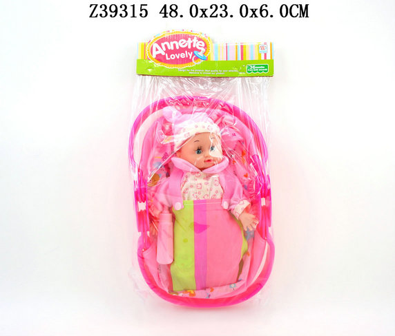 12Incun doll&IC with Bassinet